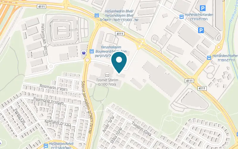 מפה: סוויט סטוק ברחוב הקישון 7, יבנה