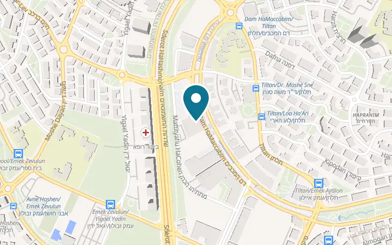 Map showing Tandi at 32 Dam HaMaccabim Street, Modi'in-Maccabim-Re'ut