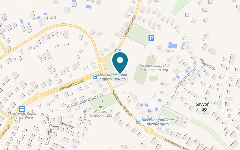 Map showing Taurus Smokehouse at 1 HaShikma Street, Savyon