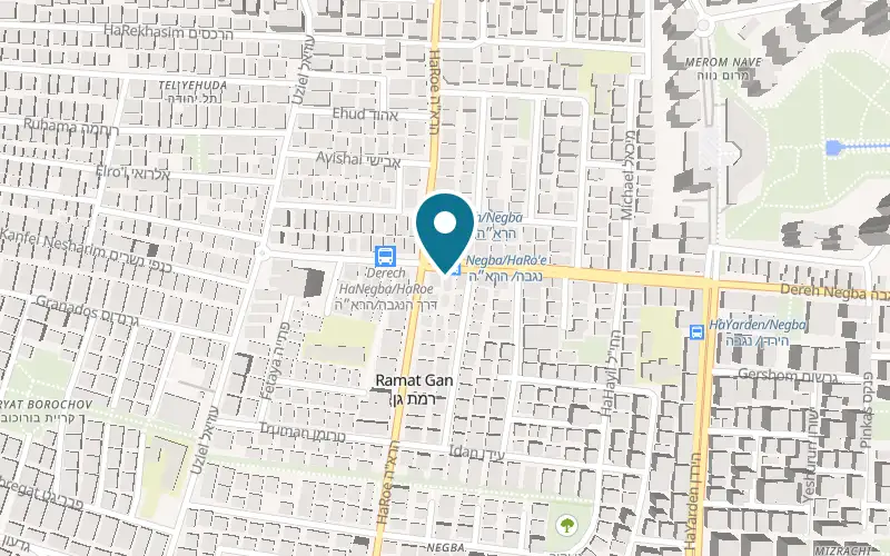 Map showing Techno Home at 20 Negba Road, Ramat Gan