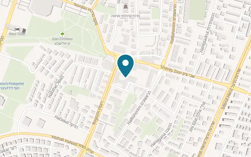 Map showing Ter.a Coffee at 3 HaMischar Street, Rova Alef, Ashdod
