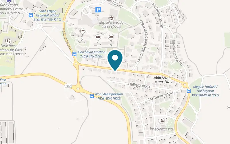 Map showing Terassa Bar at 14 HaShayarot Street, Alon Shvut, Alon Shvut