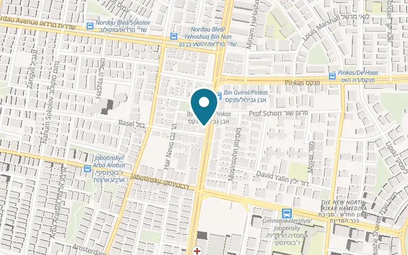 Map showing Terratec Computers at 141 Ibn Gabirol Street, Tel Aviv-Yafo