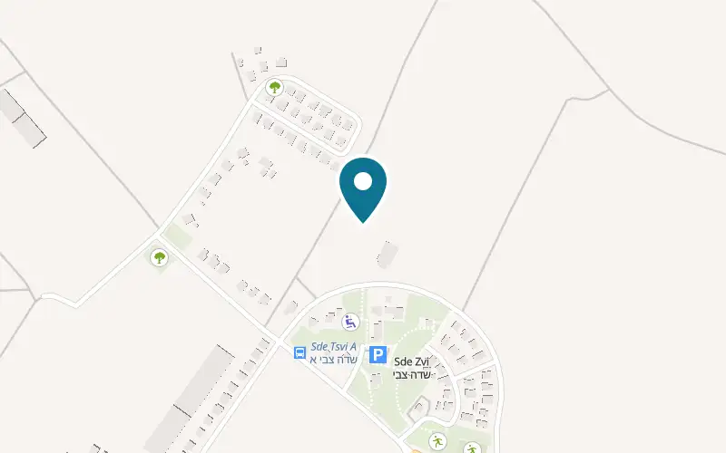 Map showing The 12th Point at Moshav Sde Tzvi, Sde Tzvi