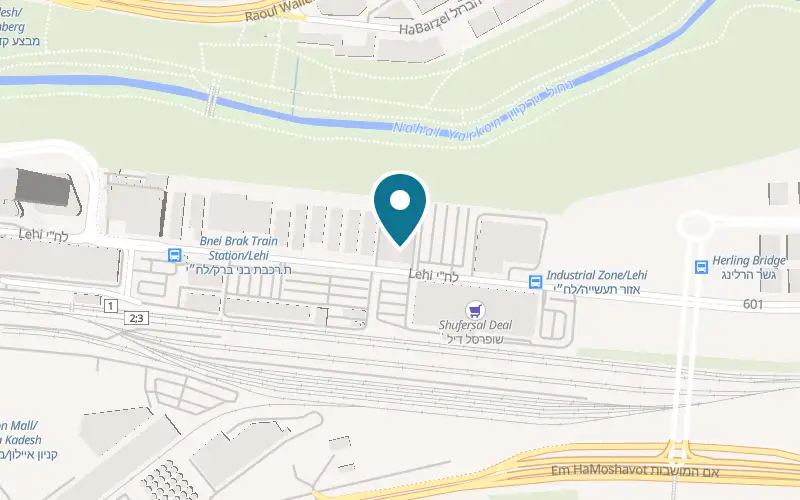 Map showing The Lobby at 31 Lehi Street, Bnei Brak