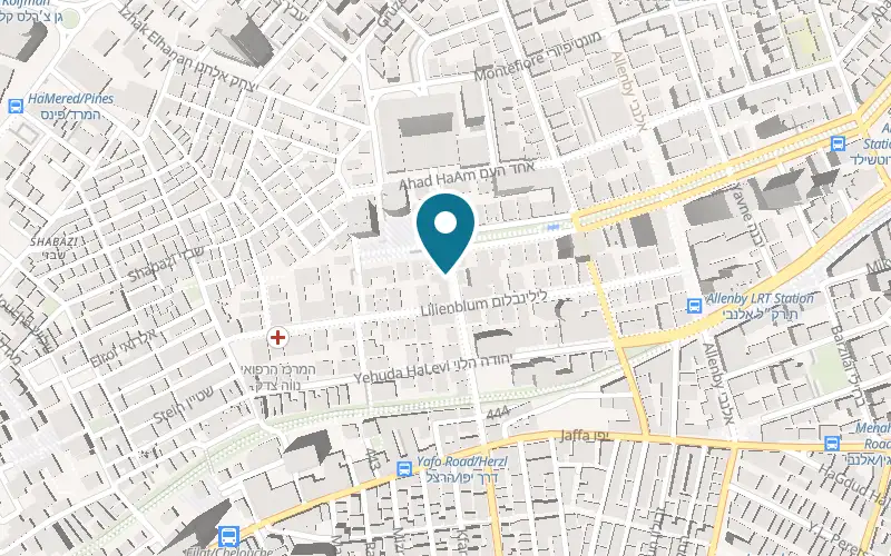 Map showing Theodor Hotel at 10 Herzl Street, Tel Aviv-Yafo