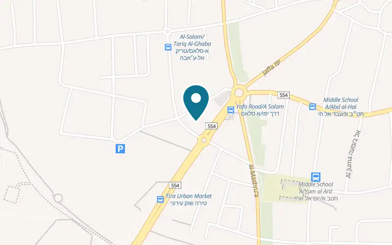 Map showing Timo at Al-Salam Street, Tira