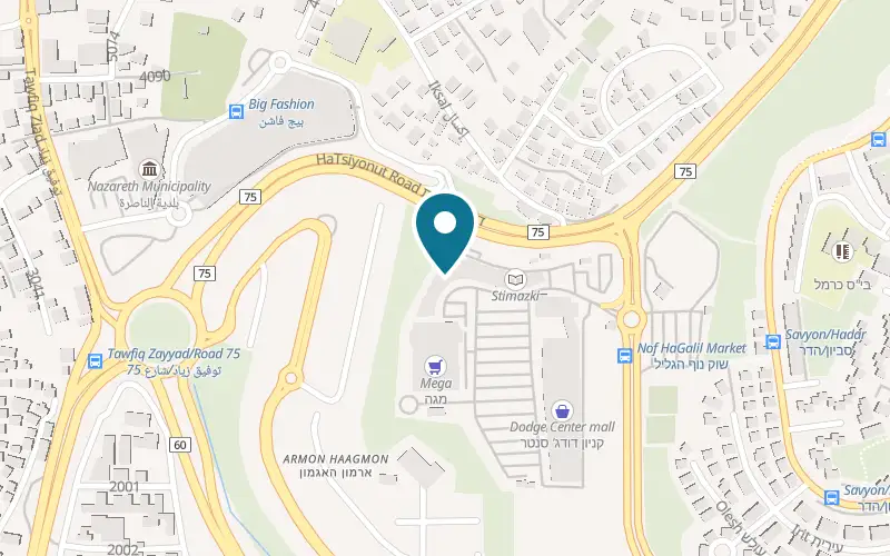 Map showing Tishreen Tani at 41 Derech Ariel Sharon, Nof HaGalil