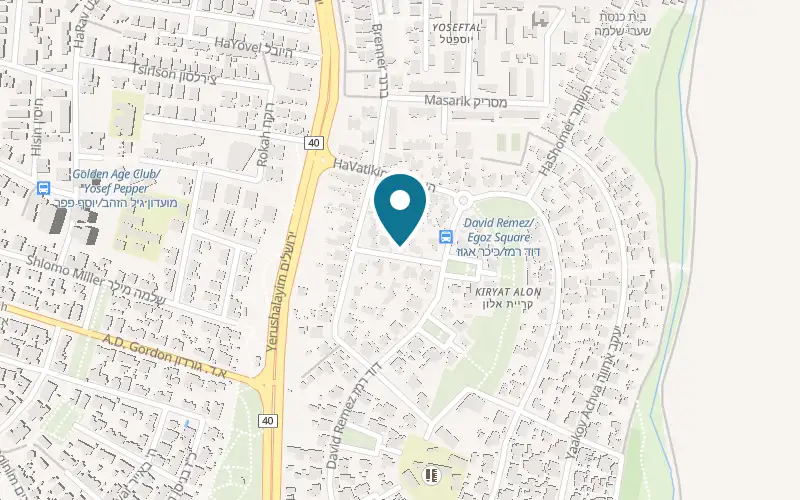 Map showing Tisnei Dor at 5 Zvaldovitch Street, Petah Tikva
