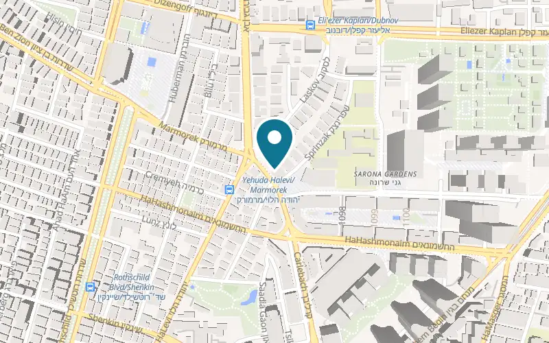 מפה: TLV Gym Club בקרליבך 18, תל אביב-יפו