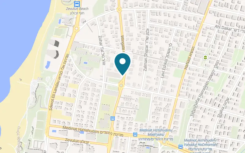 Map showing Tomoko Japanese Spa at 142 Wingate Street, Herzliya Pituach, Herzliya