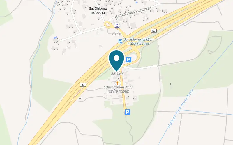 Map showing Truck BaMoshava Bat Shlomo at The entrance to old Bat Shlomo, HaMeyasdim Street, Bat Shlomo