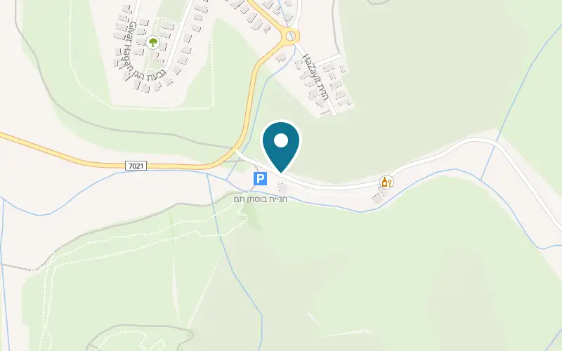 Map showing Truck BaMoshava Mekorah at Mekorah Farm, by Kerem Maharal, Kerem Maharal