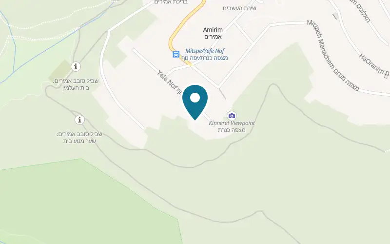 Map showing Tsiur Nof at 75 Yefe Nof Street, Amirim