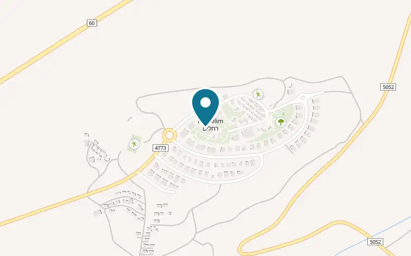 Map showing Tura Winery at Rehelim, Ephraim post office, Rehelim