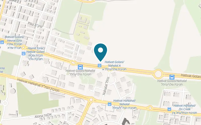 Map showing Uma Ni at 23 Hativat Golani Street, Hadera
