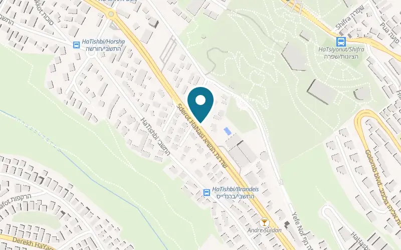 Map showing UVFIT Studio at 77 HaNassi Avenue, Carmel Center, Haifa