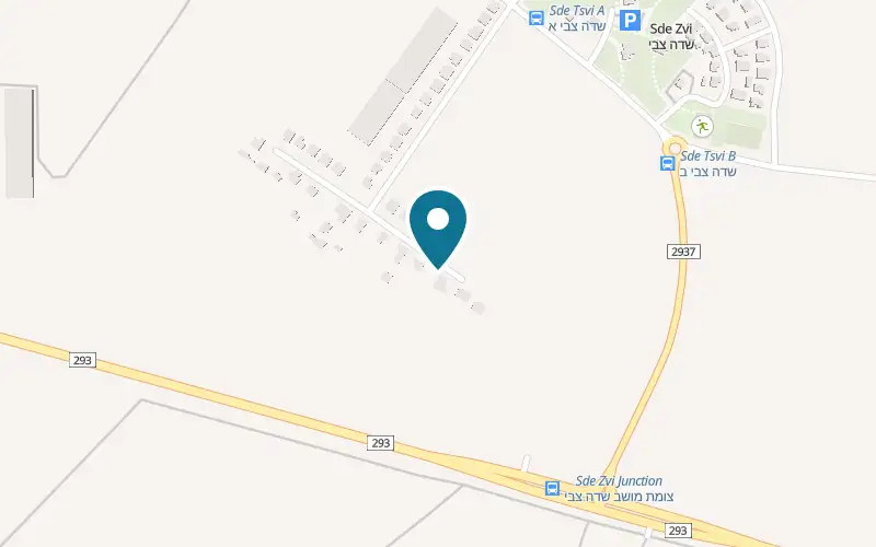 Map showing Villa Belle at Moshav Sde Tzvi, Sde Tzvi