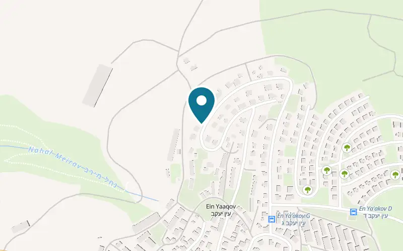 Map showing Villa Loca at Moshav Ein Ya'akov, Ein Ya'akov