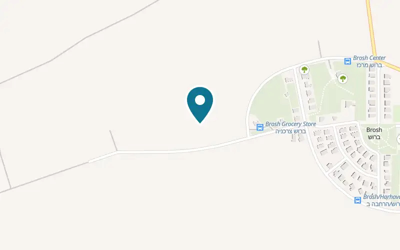 Map showing Villa Maya at Moshav Brosh, Brosh