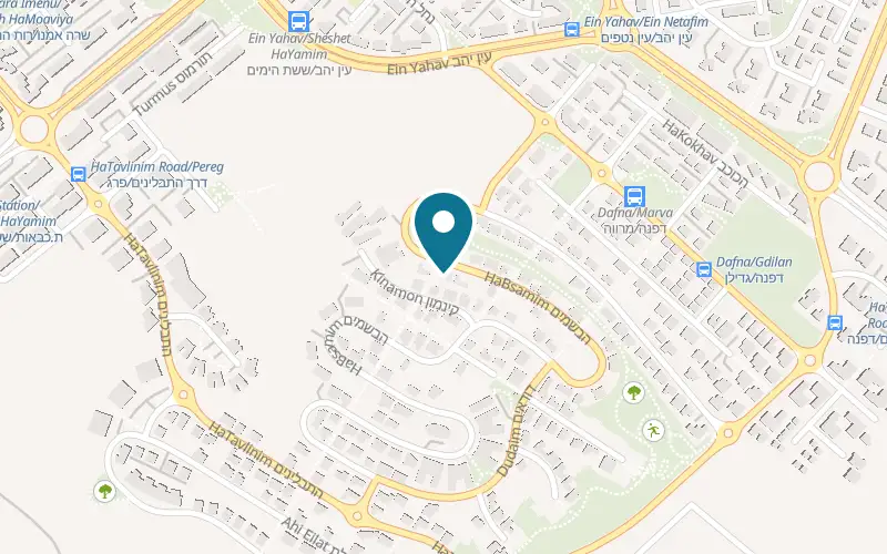 Map showing Villa Six at 58 Derech HaBsamim, Shahamon, Eilat