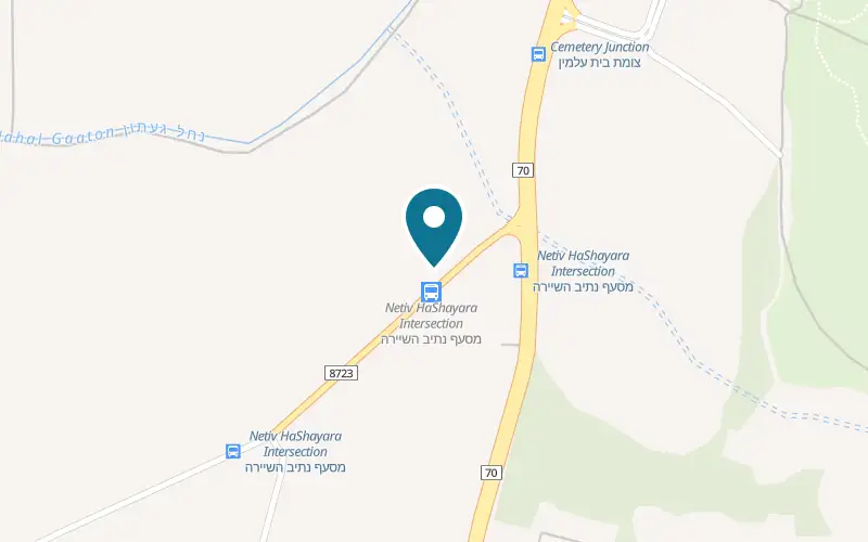 Map showing Villa Story at 1 Moshav Netiv HaShayara, Netiv HaShayara