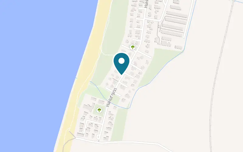 Map showing Yamim at Shavei Tzion beach, Shavei Tzion