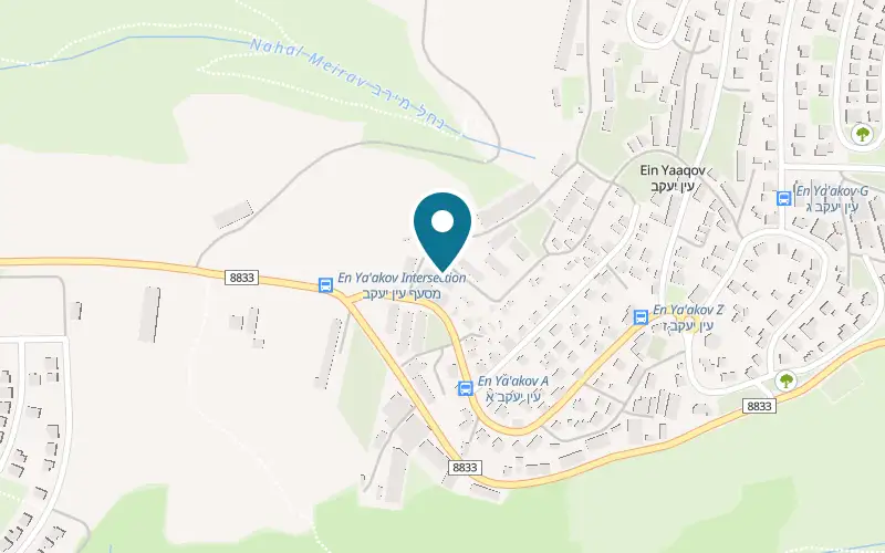 Map showing Yayin BaHar at Moshav Ein Ya'akov, Ein Ya'akov