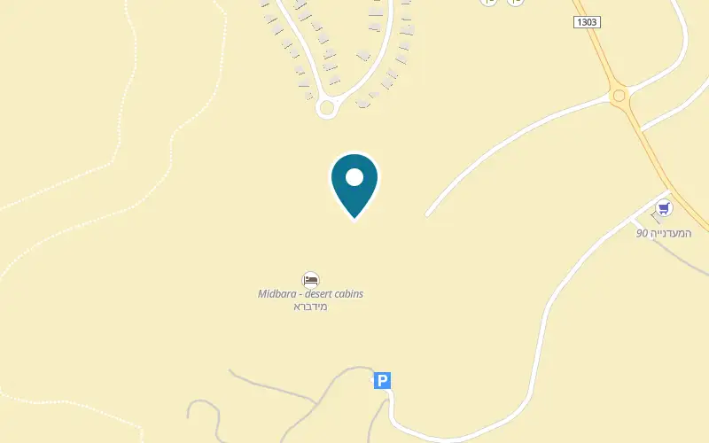 Map showing Yemey Midbar at Tzukim, Tzukim