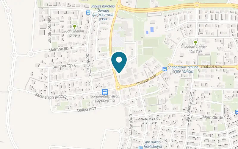 Map showing Zalami at 71 Ben Zvi Boulevard, Tzoran-Kadima