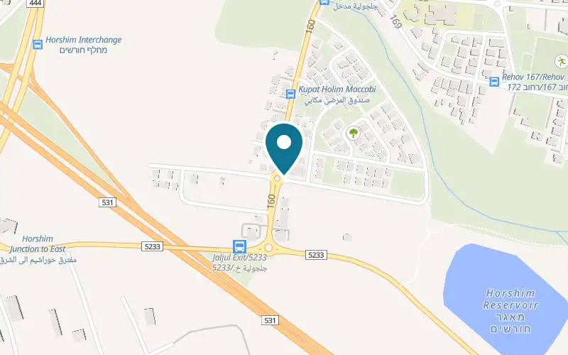 Map showing Zamazim Bakery at Plus code 4XW3+J6M, Jaljulia, Jaljulia