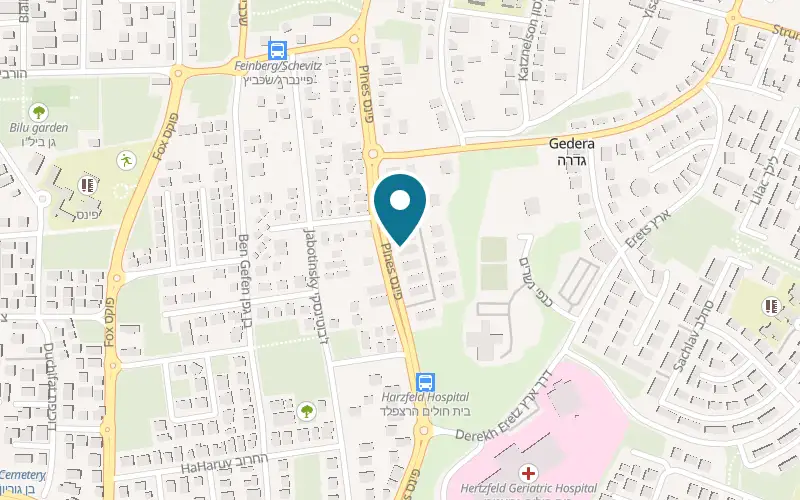 מפה: יקב זאוברמן בפינס 50, גדרה