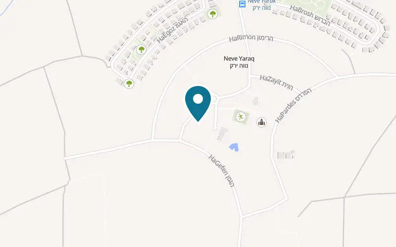 Map showing Zelda at 1 HaShaked Street, Neve Yarak, Neve Yarak