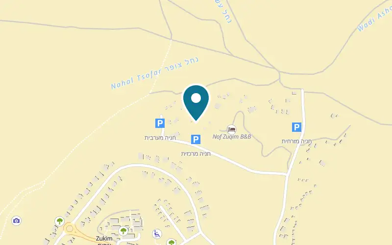 מפה: זמן ערבה בצוקים, צוקים
