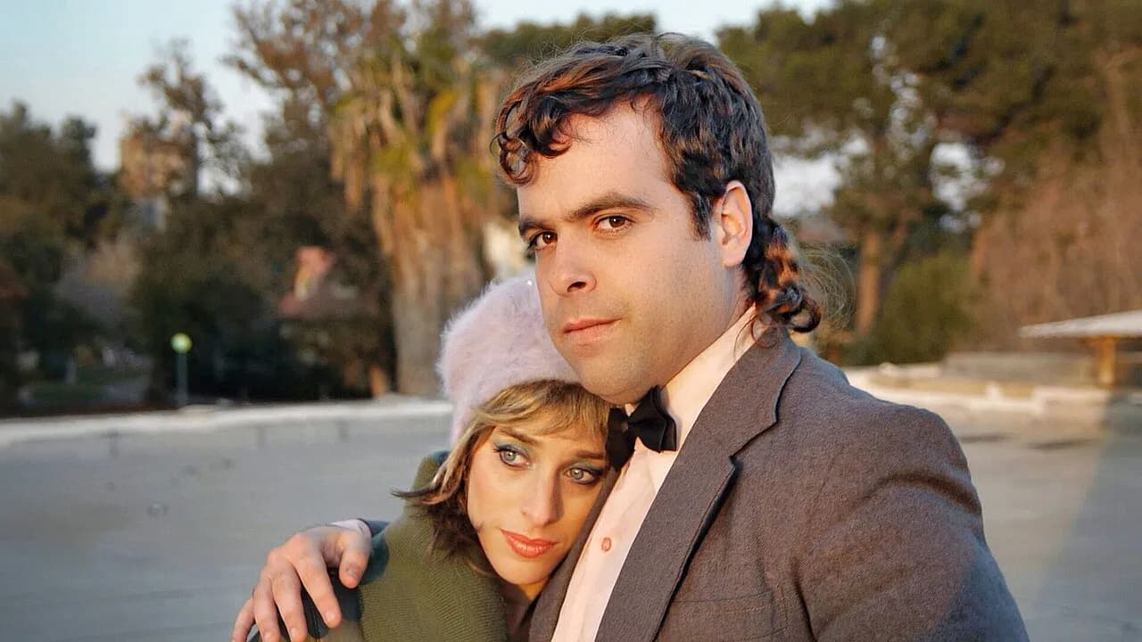 Udi Kagan as Mashiach, hugging Oksana in a scene from the web series, 2014