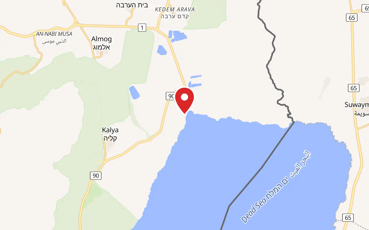 Map showing where Kalia Beach is