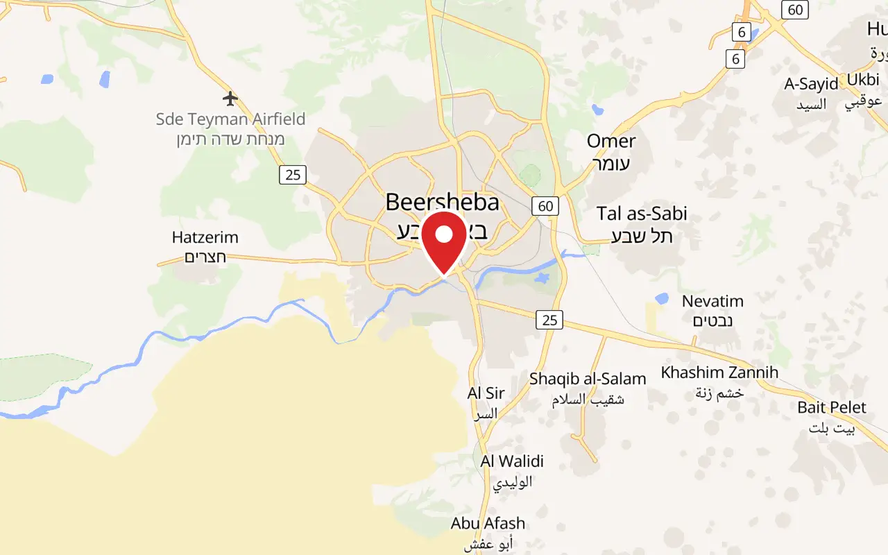 Map showing where Abraham's Well International Visitor Centre is