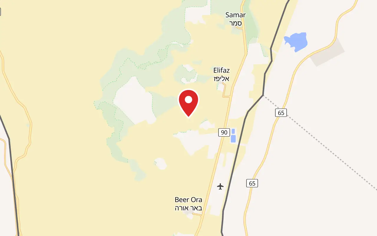 Map showing where Timna Park is