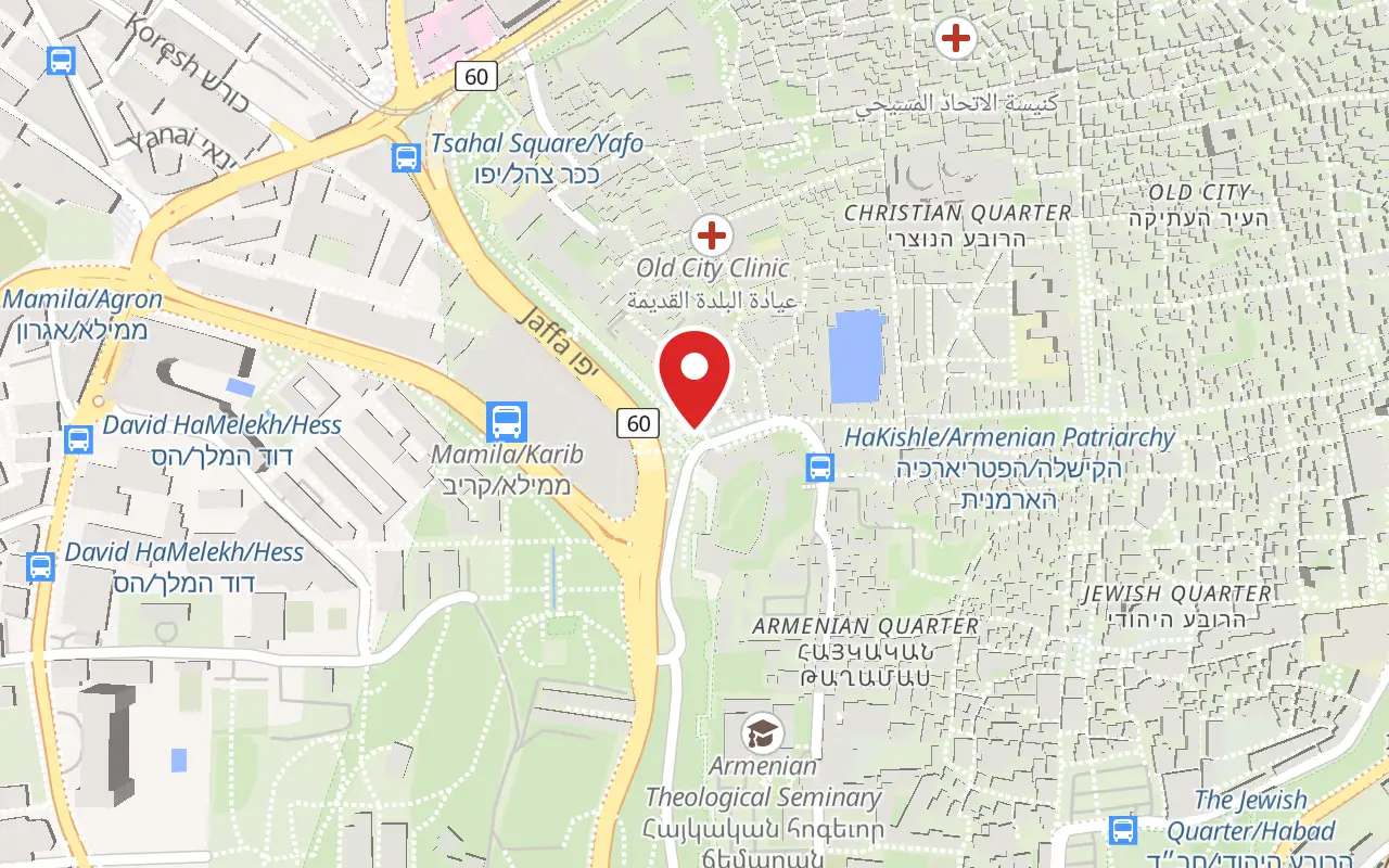 Map showing where The Ramparts Walk is